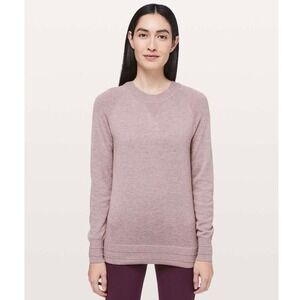 Lululemon Apres Your Way Sweater- HSYH (Heathered Smoky Blush)‎ Size 4
